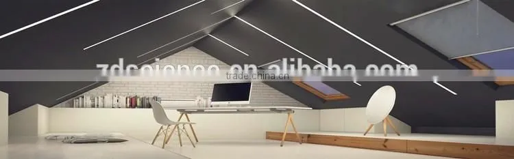 LED Wide Aluminium Profile LED Light ,Wide Linear Aluminum Extrusion For LED