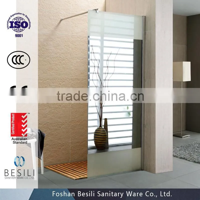 Bathroom mirror glass tray rectangle