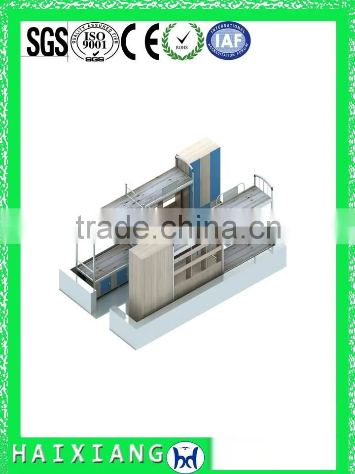 latest wooden bed designs modern dormitory bed HXDM015