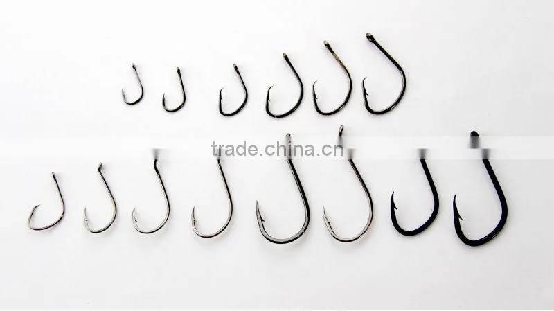 sport circle hook high carbon steel 2/0 500pcs/bag