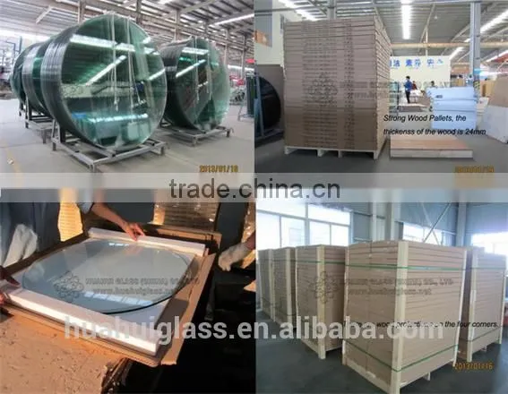 good quality 8mm colored toughened table top glass for dining table with Certificate EN12150,CE 2014
