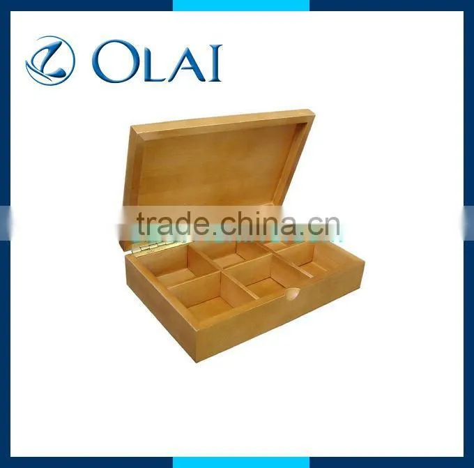 wholesales wood make up box with mirror