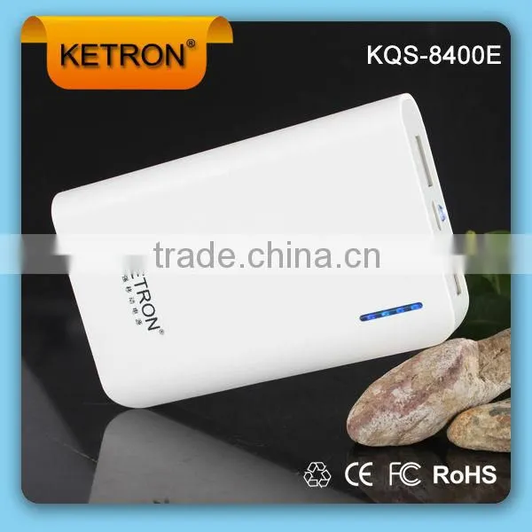 Backup Battery 8400mah dual usb mobile charger power bank phone