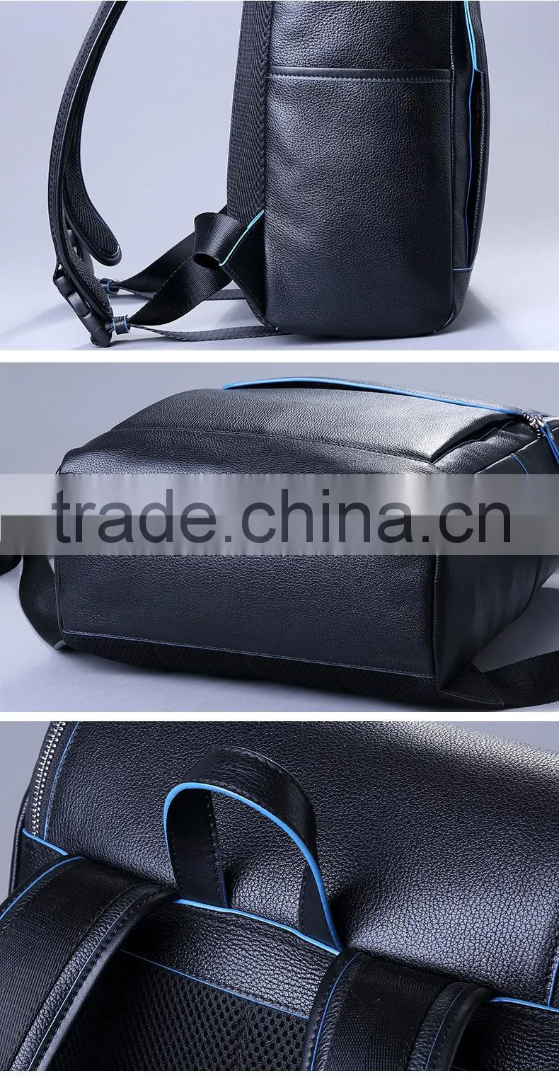 Alibaba express China backpack fashion Leather Backpack superior men's backpack