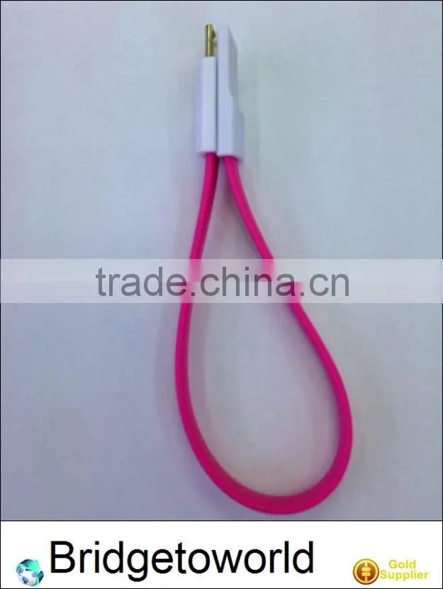 Flat cable magnetic usb cable micro usb cable for Samsung S3 S4 Note 2