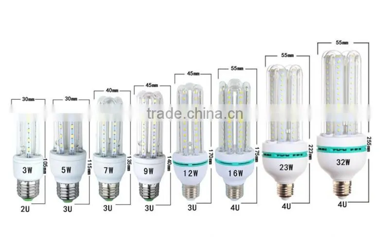 CE approved e27 SMD 9W corn led light