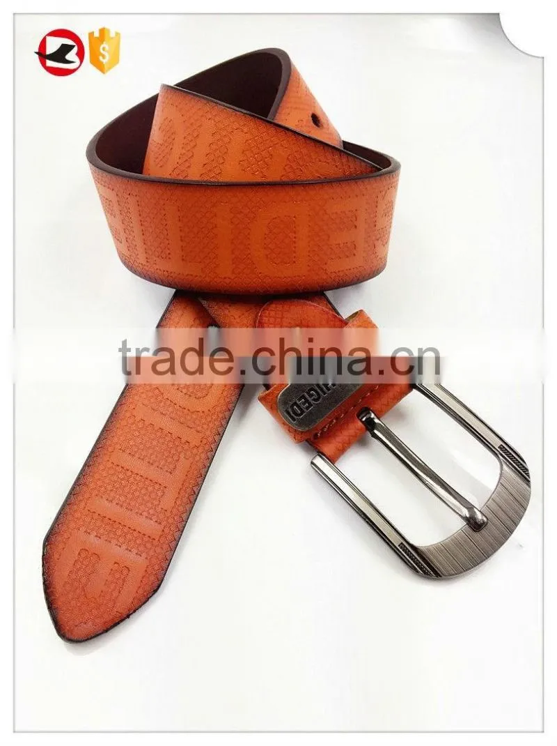 Oil Pu Belt With Emboss Pattern