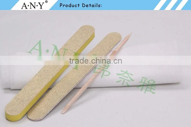 ANY 4PCS Salon Cheap Disposable Nail Manicure Kit Nail File Napkin Nail Care Tool