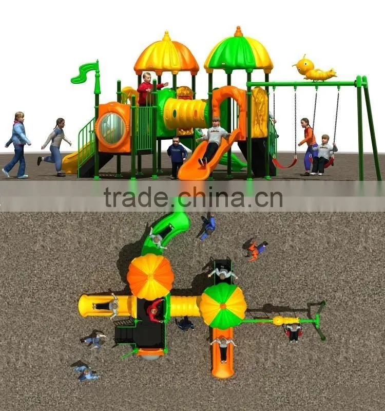 Children Outdoor Plastic Playground Equipment