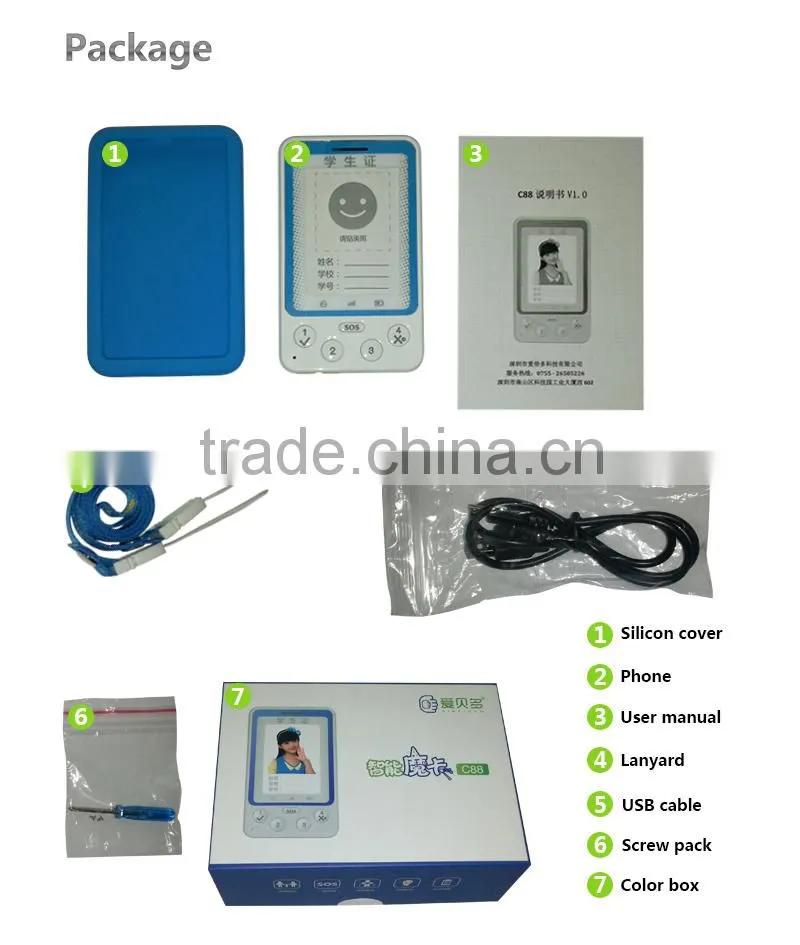 2015 New Arrival Smart GPS kids Tracker With long standby battery For Anti-lost