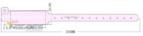 RFID PVC wrist band