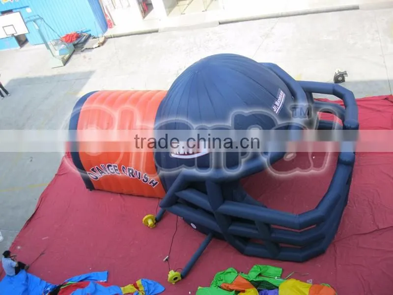 bracos NFL inflatable helmet sports football tunnel