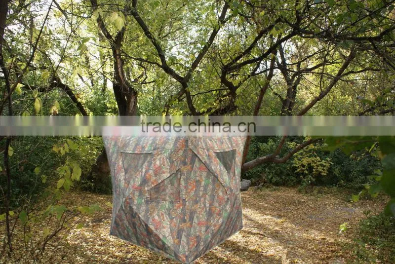 Camouflage duck hunting blind tent