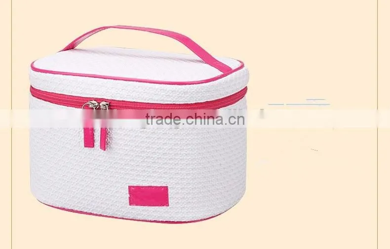 leather cosmetic bag daily useful beautiful storage bag pu cosmetic bag