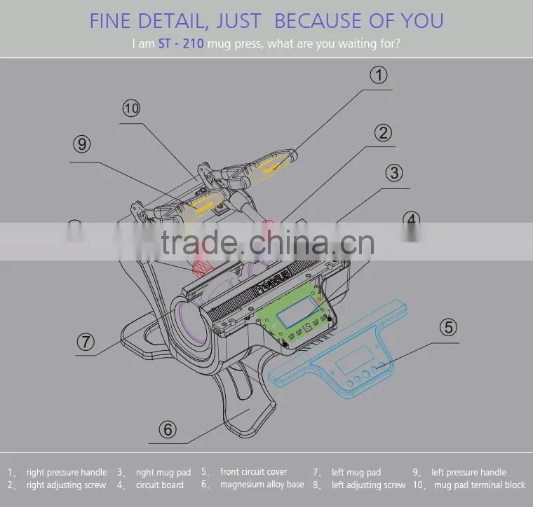 High Quality Mini Automatic Double Station Mug Heat Press Machine, 3d sublimation heat press machine