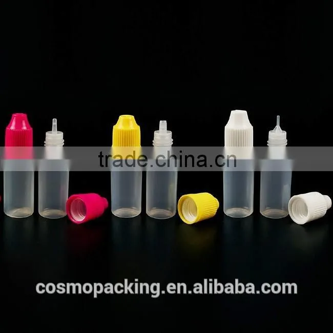 20ml plastic e liquid dropper bottle with childproof cap