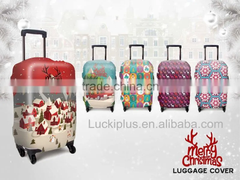 Luckiplus Resilient Spandex Trolley Case Cover Thick Elastic Luggage Cover