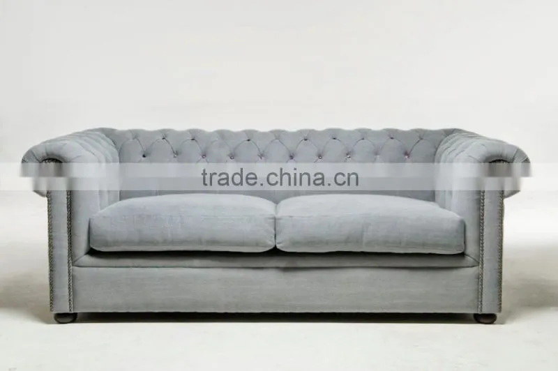 Chesterfield Showroom New Model Leather Sofa