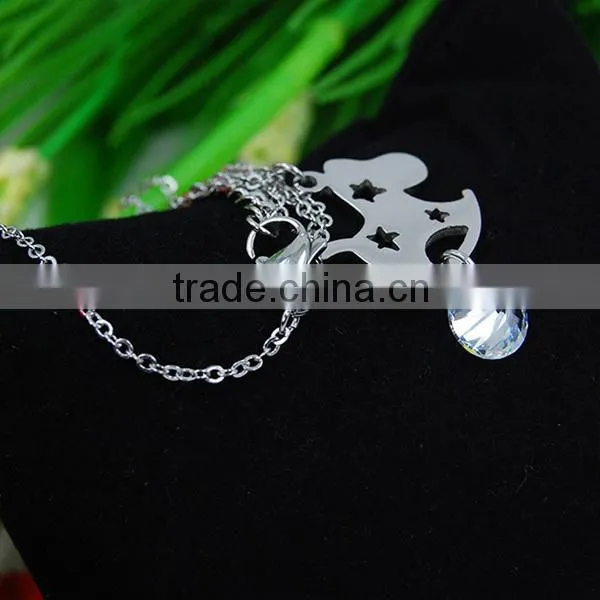 silver plated horse pendant