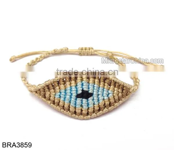 Good Luck Special Braided Turkish Eye Bracelet Macrame Bracelet