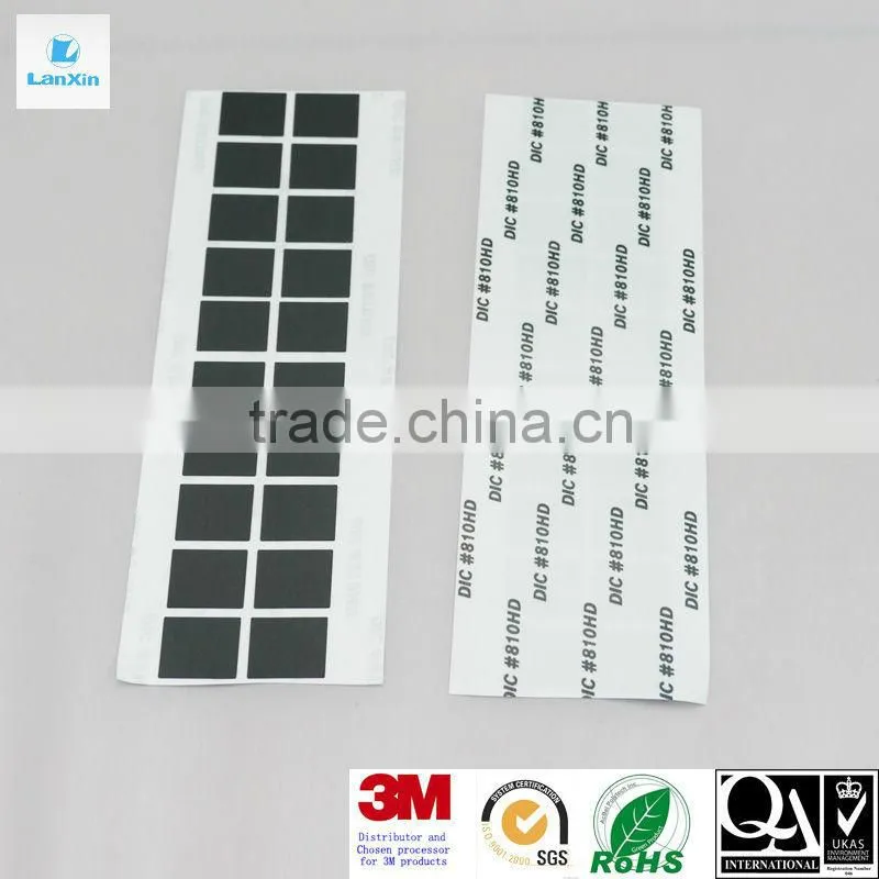 Die cut fire resistant plastic PC sticker