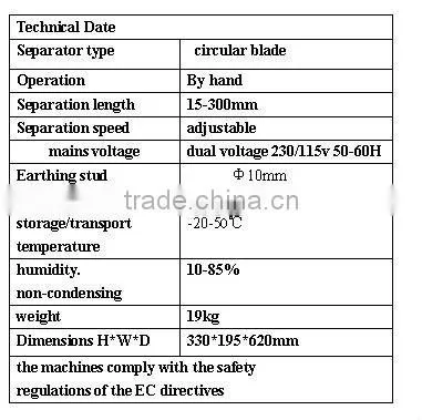 PCB Depaneling machine/Manual pcb separator