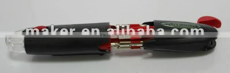 Dynamo 6 LED Multi Head Screwdriver Flashlight