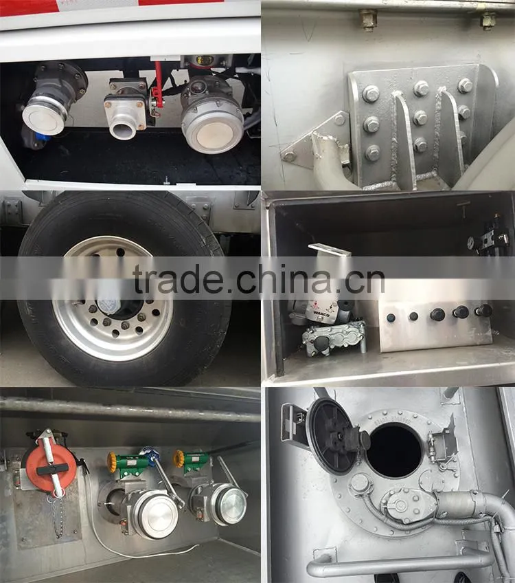 Hot export Dongfeng 15000liters oil tanker truck