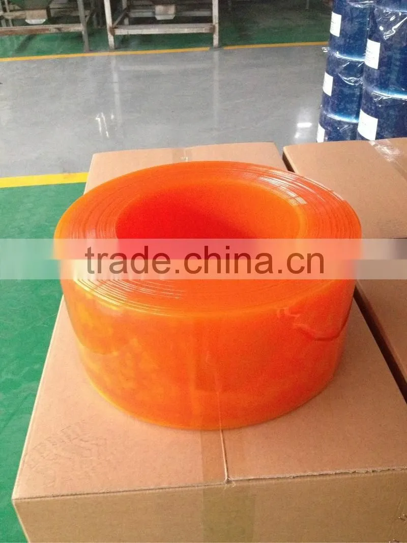Orange Soft Transparent Anti-insect PVC Strip Manufacturer