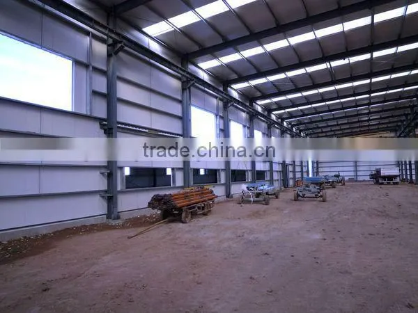 prefabricated steel structure frame construction for poultry farm
