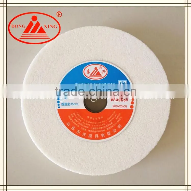 White Abrasive Sharpening Stone Wheel