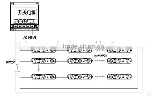 Factory price waterproof IP68 smd 5050 led module