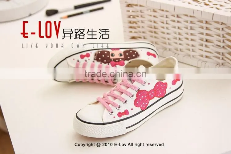NO.D090Hot sales high quality china fashion women's hot canvas shoes