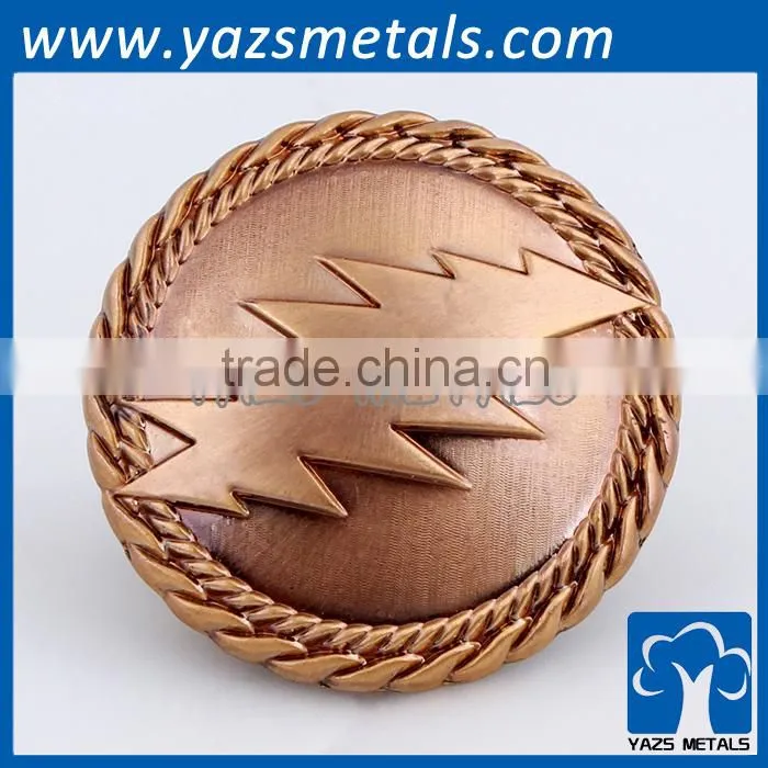 custom metal craft high quality metal shirt button