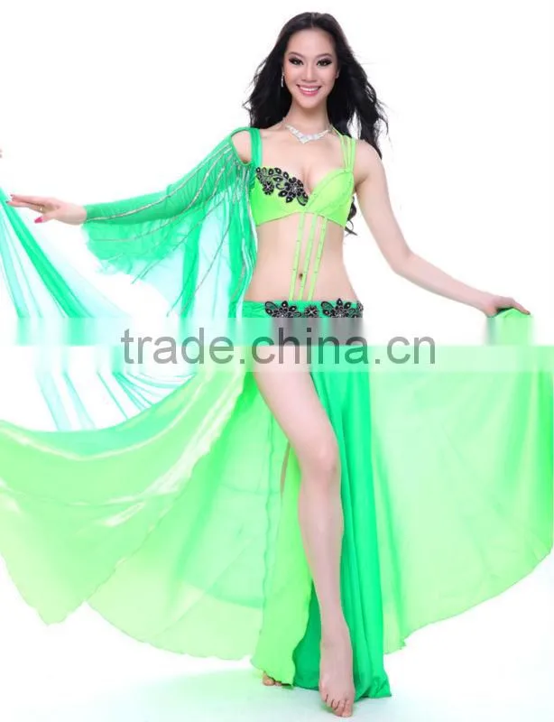 Silk Sexy Arabic Belly Dance Performance Dress