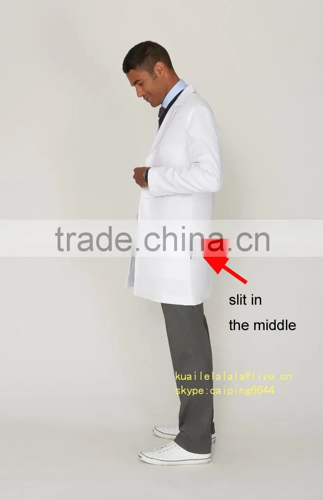 Fashionable hospital uniform designs /High Quality white Lab Coat with printing