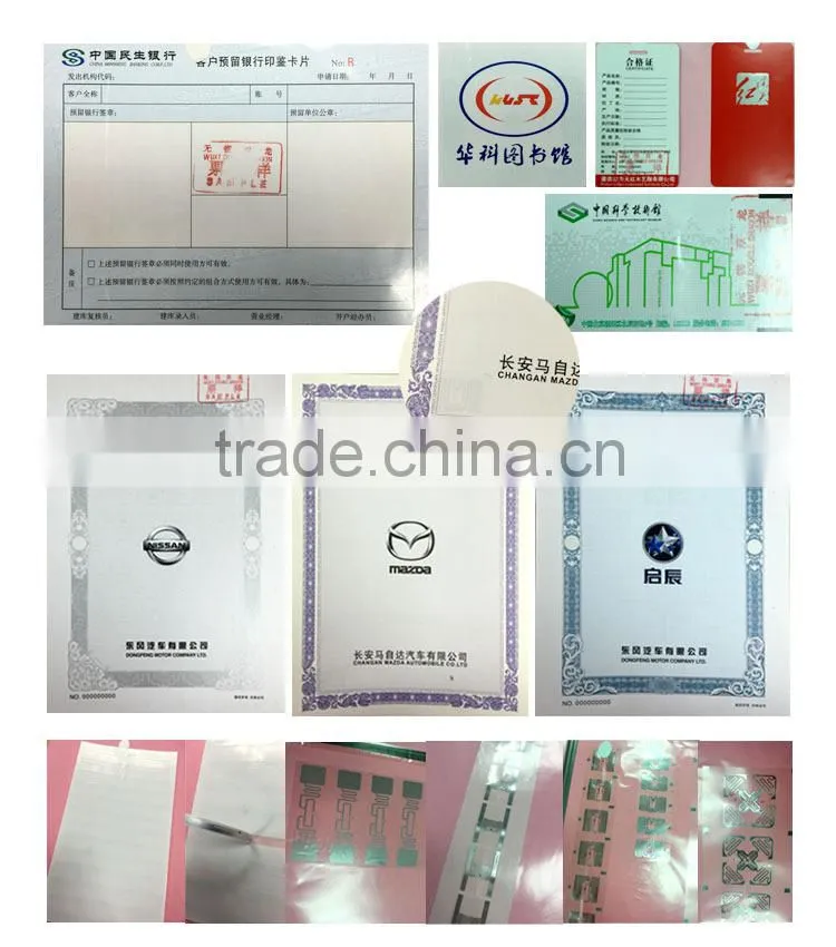 offset printing RFID Finance Tickets