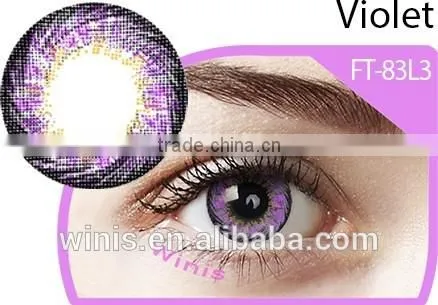 wholesale Korea 17mm big eyes colored contacts 3 tone KFDA approved color contact lens