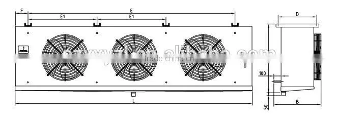Mini cool cold room refrigeration evaporative air coolers price