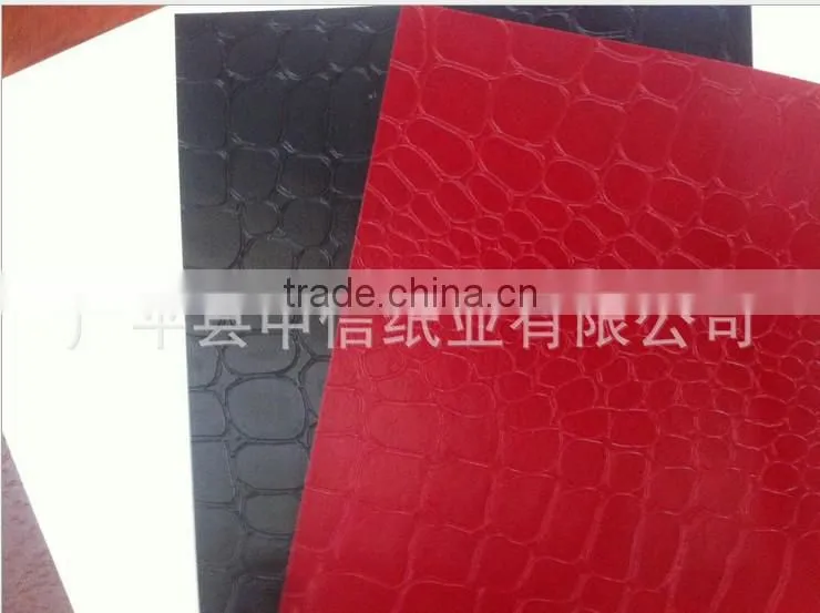 CBRL Leatherette Paper PVC coated Paper