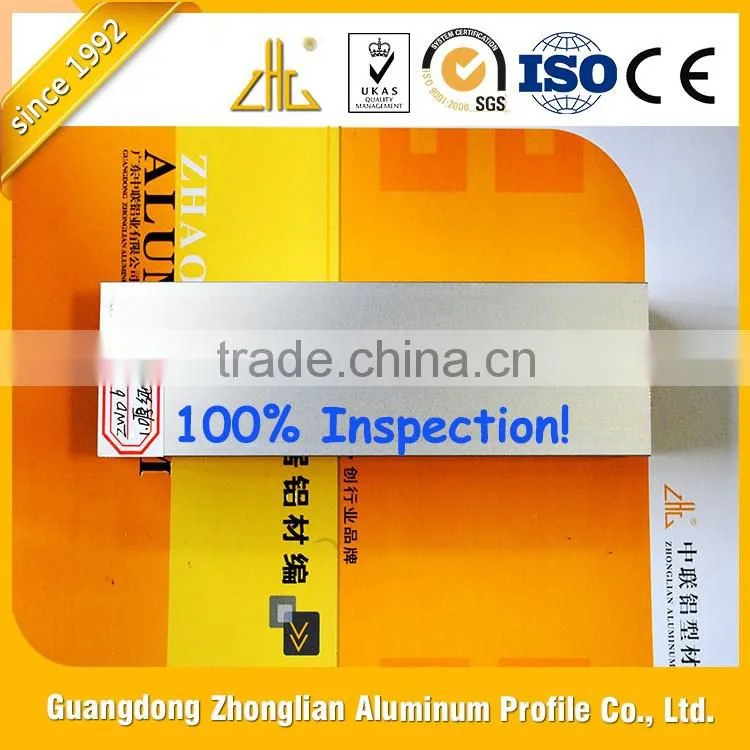 Customized clean hinge aluminium profile / perforated aluminium profile / anodized aluminium profiles for shelf