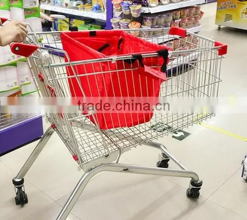 Galvanized Customize Folding Shopping Cart With Bag