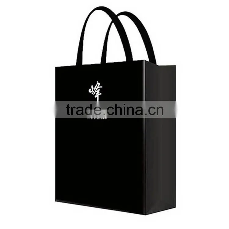 Foldable shopping bag paper carrier bag