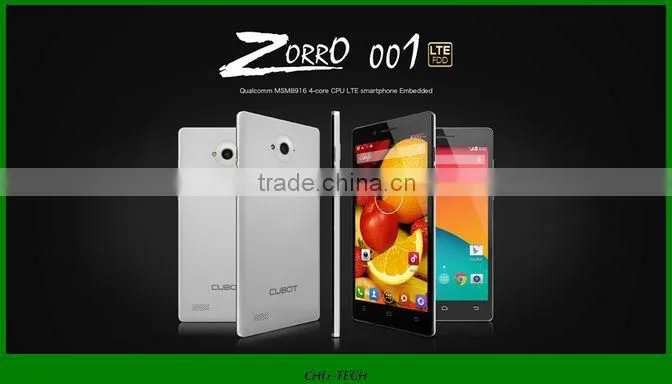 CUBOT ZORRO 001 5-inch MSM8916 1.2GHz Quad-core 4G FDD LTE Smartphone