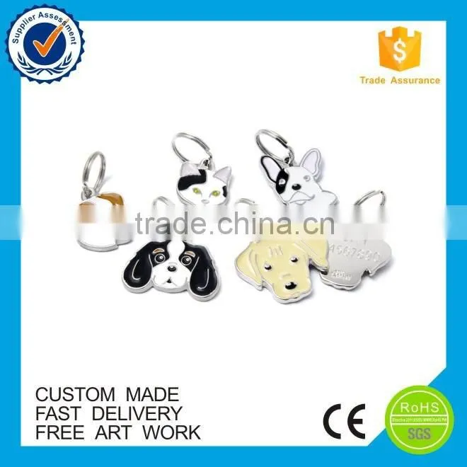 Custom design logo China regional feature metal dog tag