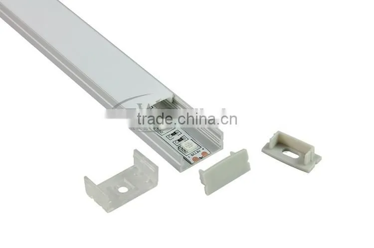 China reliable factory recessed wall aluminium led profile for surface mounting