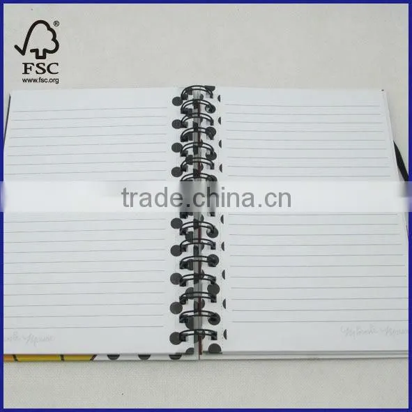 A5 spiral hardcover notebook