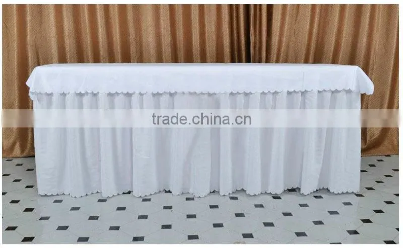 Popular Polyester Materials In Table Skirting