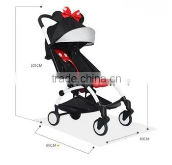 2016 hot sell fashionable bed basketball folding baby pushchair portable stroller with best quality Accept Paypal Payment