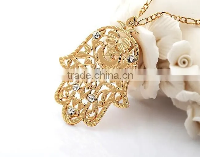 Fashion accessories fatima married necklace hamsa necklace